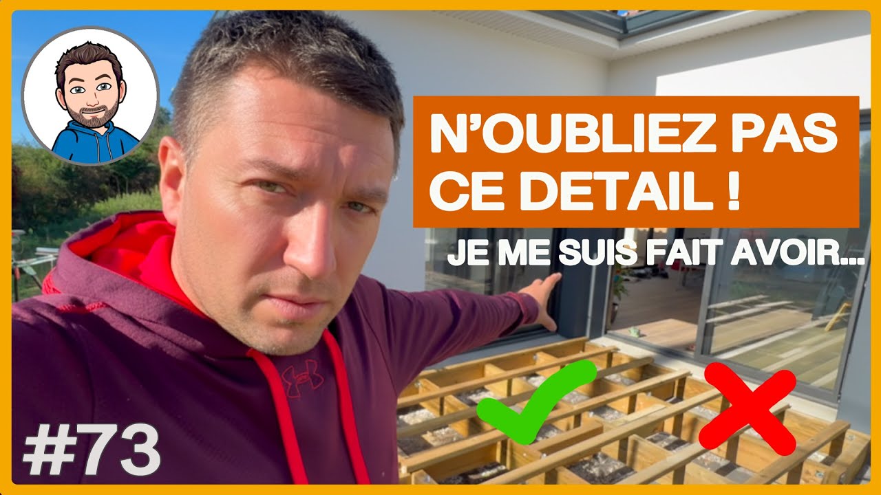 Poser les LAMBOURDES d'une terrasse BOIS ou Composite - TUTO complet