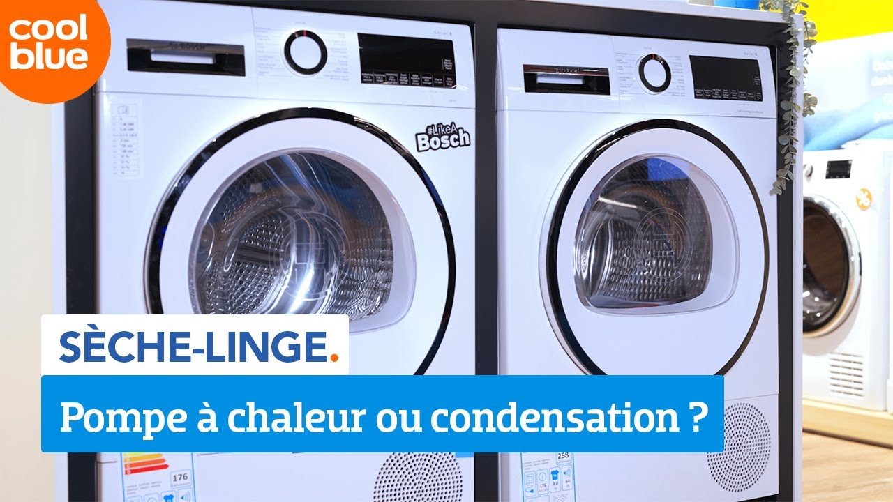 Le meilleur sèche-linge : un sèche-linge à pompe à chaleur ou un sèche-linge à condensation ?